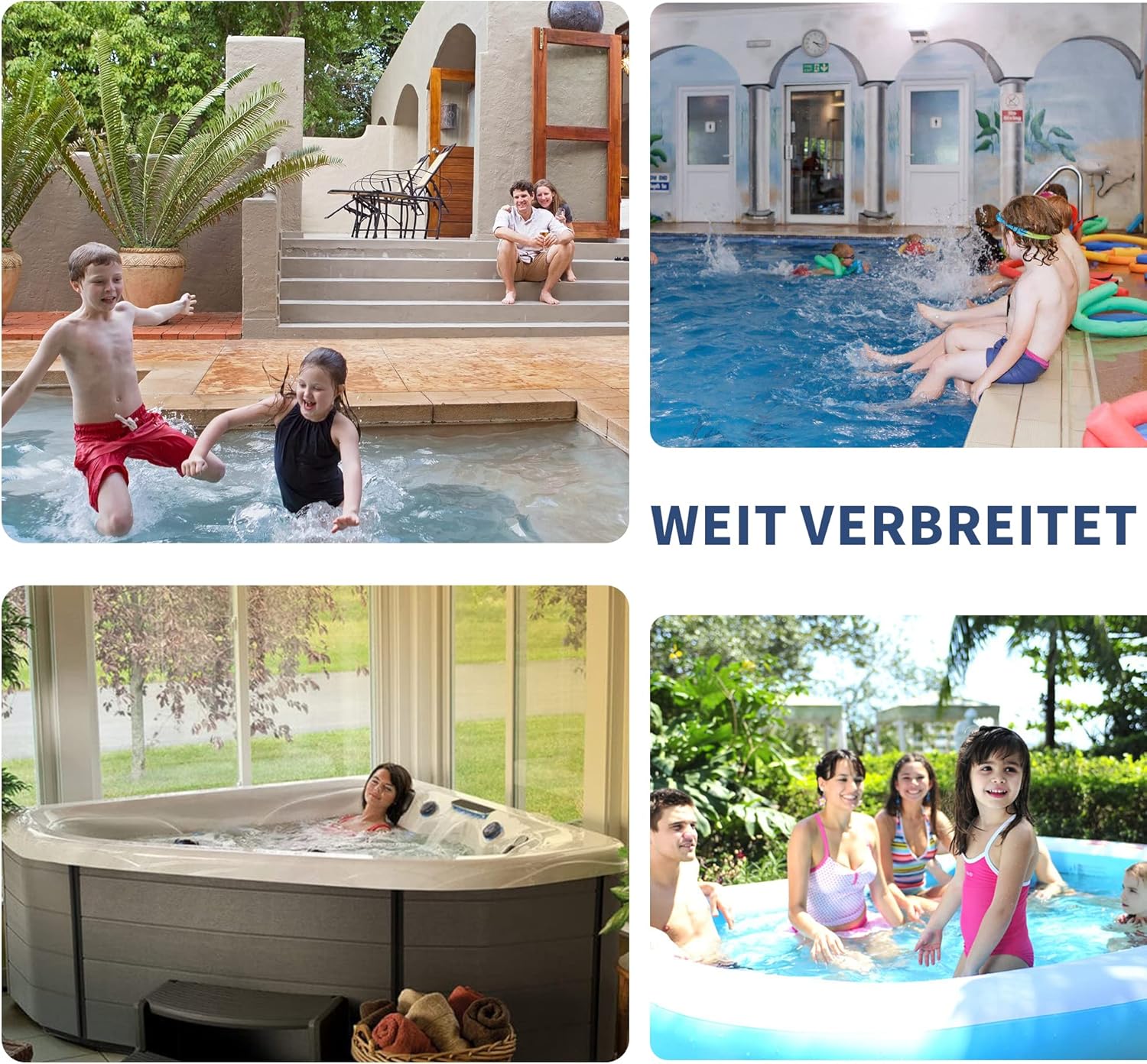 Detalle 2 de woejgo Lot de 6 Cartouches filtrantes Type II pour Bestway Piscine