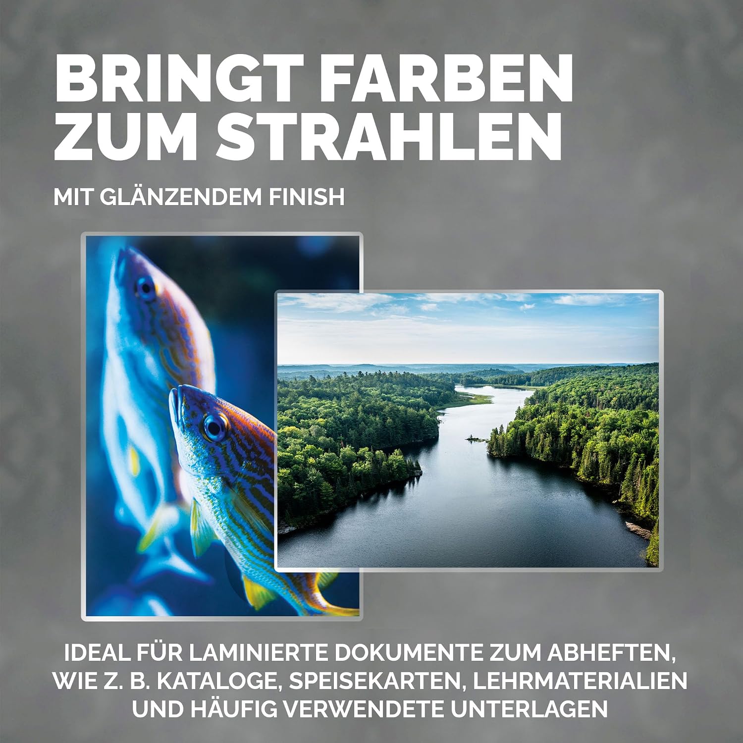 Thumbnail 4 de Fellowes Laminierfolien A4 mit selbstklebender Rückseite, 80 Mikron (2 x 80), 100 Stück