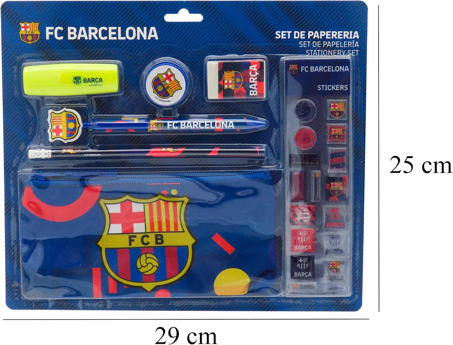 Detalle 2 de CYPBRANDS FC Barcelona GS-731-BC – niebieski zestaw szkolnych przyborów