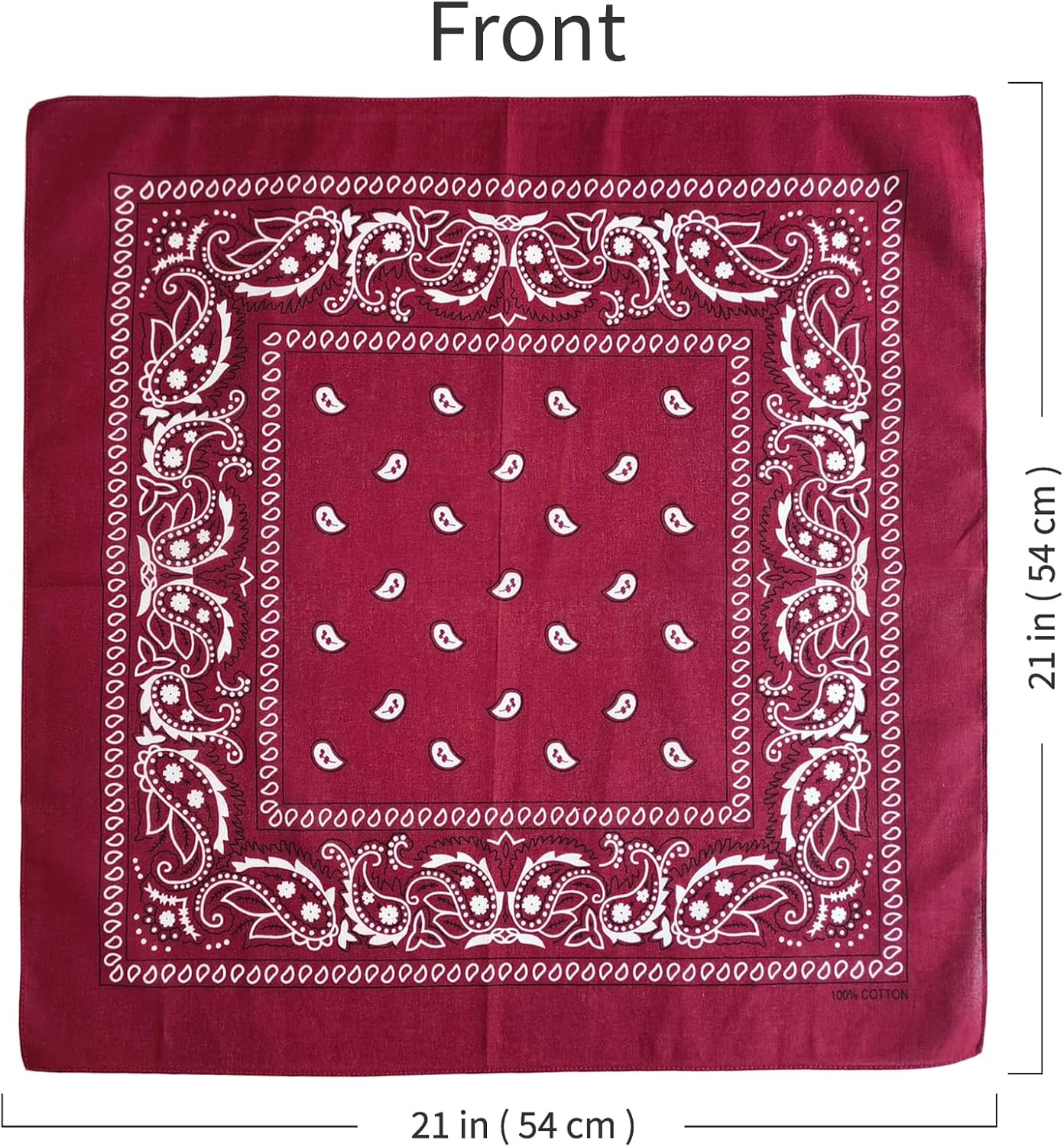 Thumbnail 5 de APIGANIZ 100% Cotton Bandanas, 21 x 21 inches, Set of 6