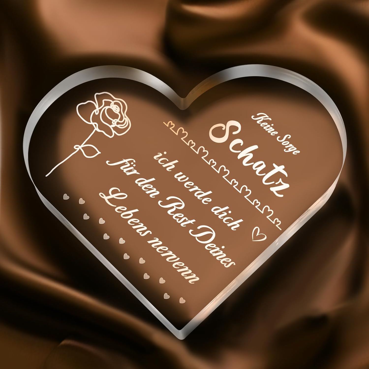 Thumbnail 2 de Acryl Block Puzzle Valentinstag 1 Stück