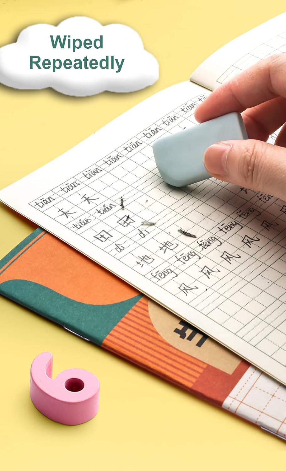 Detalle de KAFENDA Chinese Character Exercise Books, Pack of 10