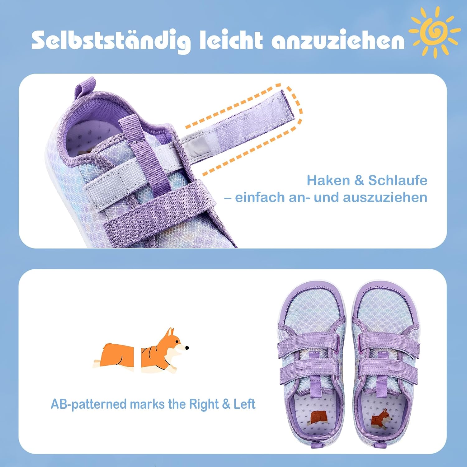 Thumbnail 6 de IceUnicorn Kinder Barfußschuhe – breite Minimal-Aquaschuhe für Jungen und Mädchen
