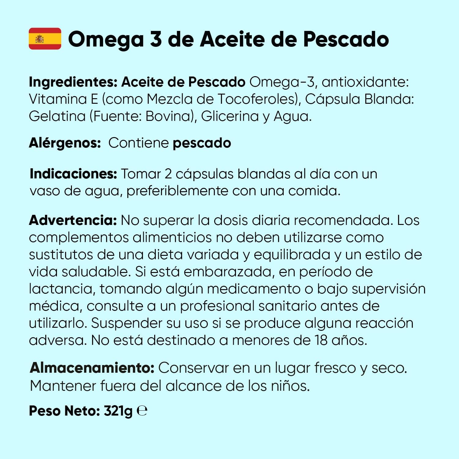 Thumbnail 4 de Omega 3 2000mg - 240 Perlas de Aceite de Pescado 🐟