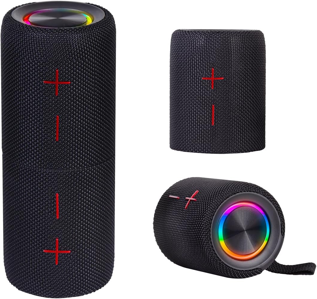 Trevi XR 8A44 DOUBLE: Altoparlante Amplificato Portatile 10W x 2, 2 Unità Separabili, Bluetooth 5.3, IPX5, Batteria Integrata
