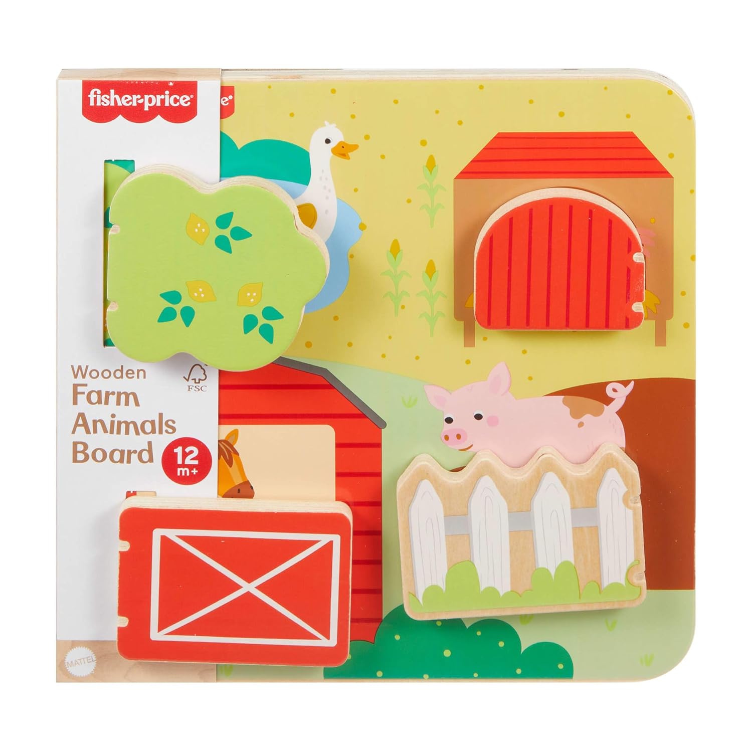 Thumbnail 5 de Fisher-Price Guck-Guck-Spiel aus Holz – Fördert Neugier und Feinmotorik ab 1 Jahr