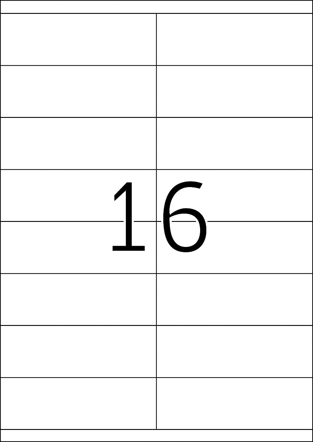 Thumbnail 3 de TopStick Etichette Multiuso Autoadesive 16 etichette per foglio A4 – 1600 etichette totali