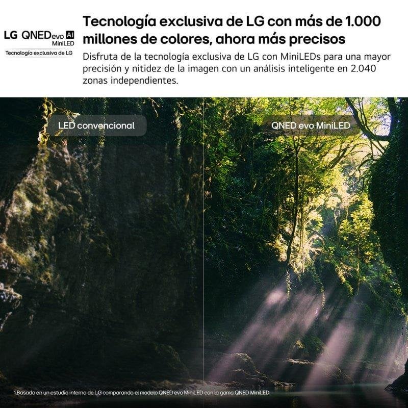 Thumbnail 2 de LG QNED86B6B 75" MiniLED evo: 4K, 144 Hz y AI para cine en casa