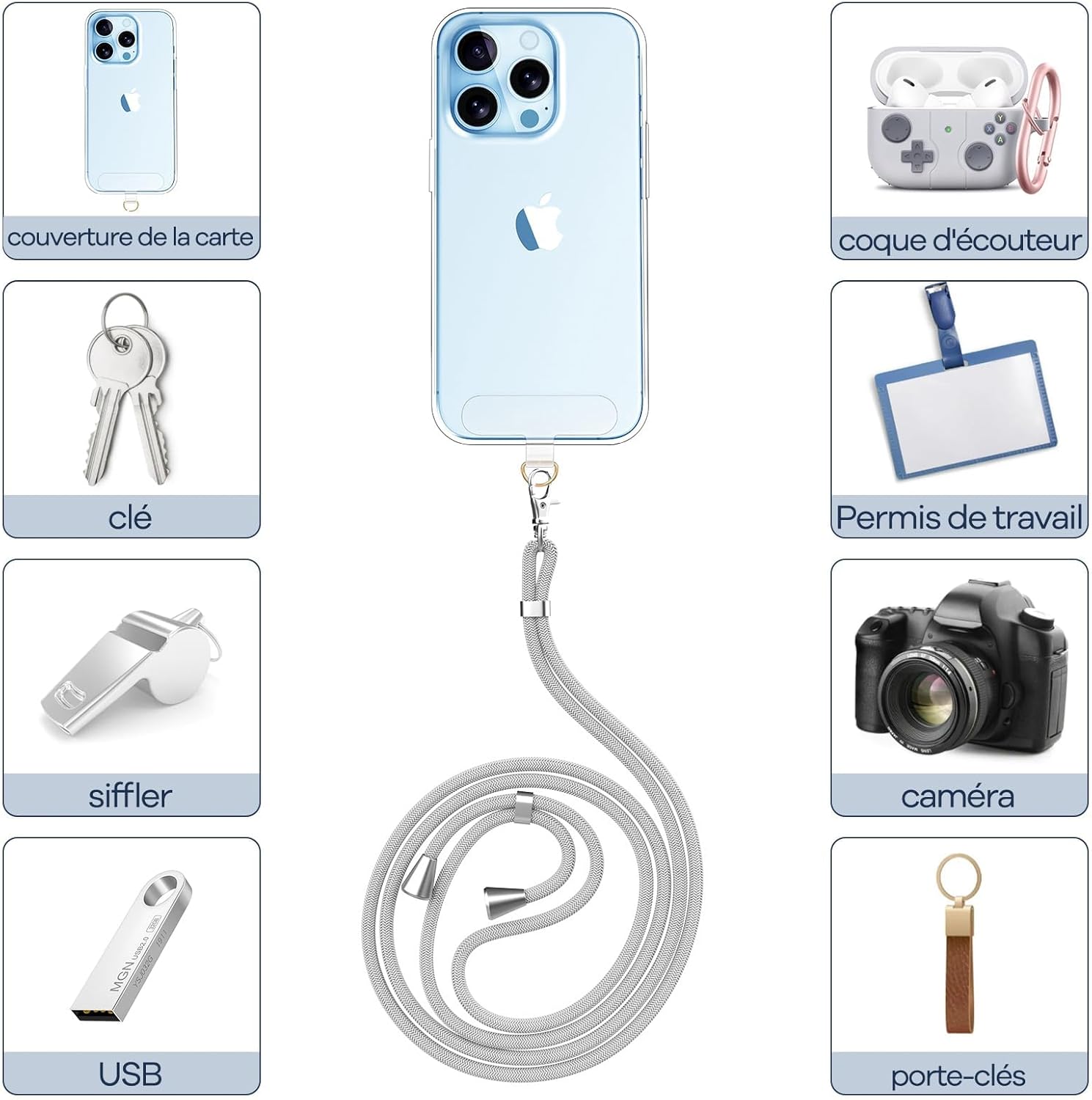 Thumbnail 1 de Caslord phone lanyard 1.6m universal