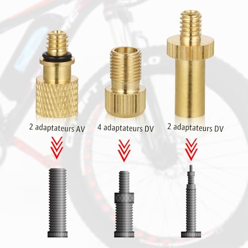 Thumbnail 2 de Hejo 33 Pièces Embout Pompe à Vélo — Kit polyvalent pour valves AV/SV/DV et ballons