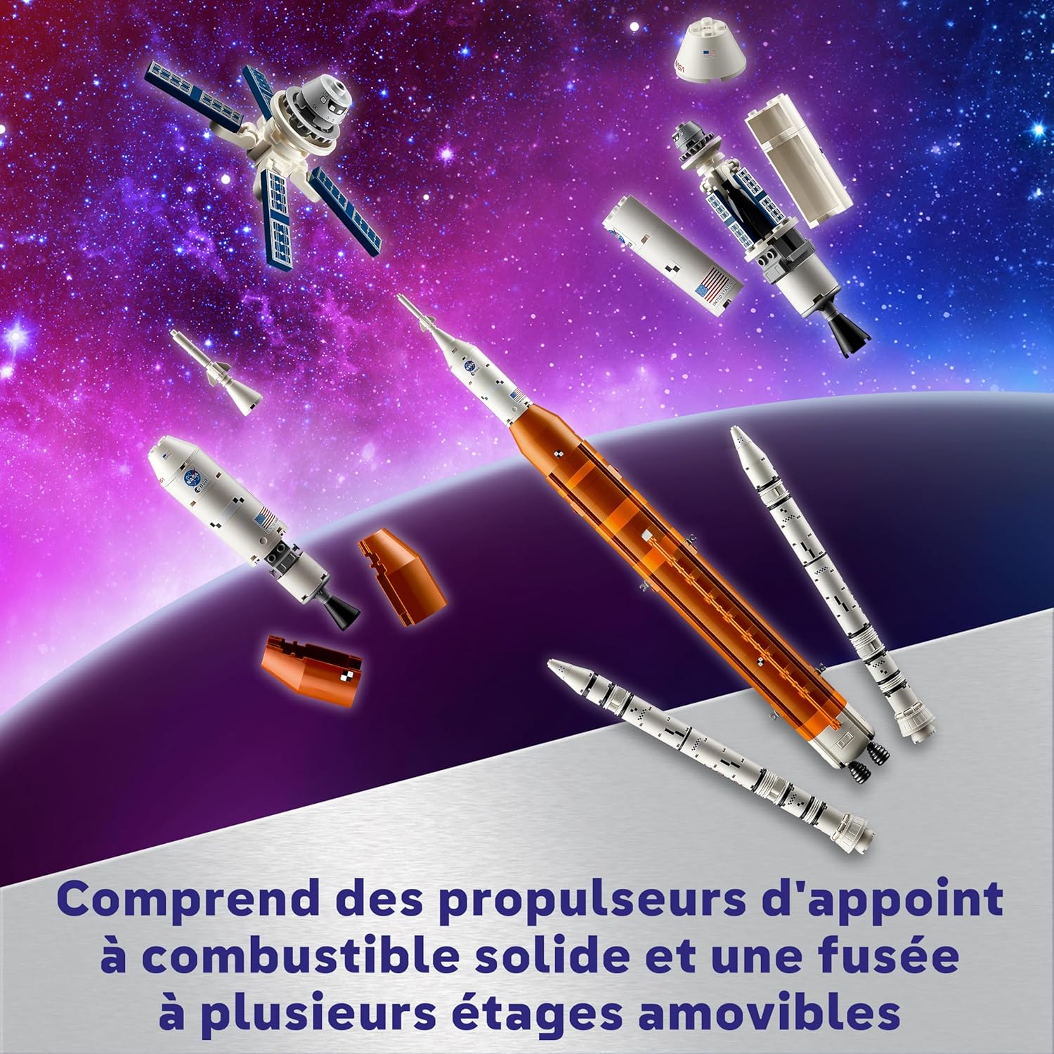 Thumbnail 5 de LEGO Icons 10341 – Le Système de Lancement Spatial d’Artemis de la NASA (édition Collector), set de construction adulte à exposer