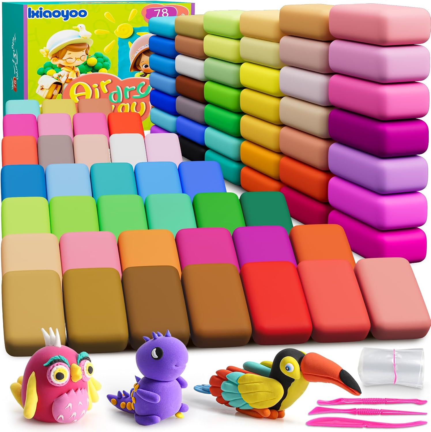Detalle de Magic clay set with 78 colours