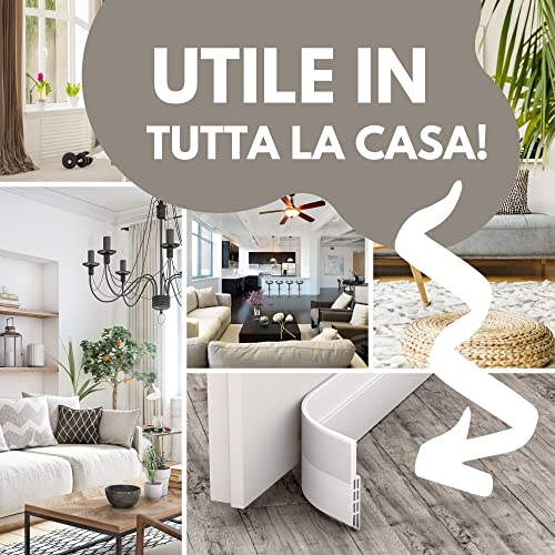 Thumbnail 6 de Vellure Paraspifferi porta blindata NUOVO: sottoporta Premium, bianco