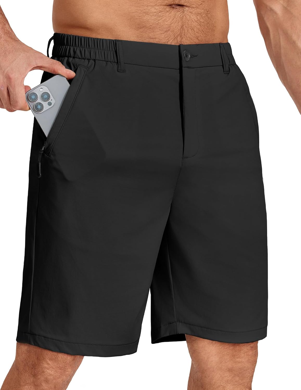 Detalle de COOFANDY Men's Stretch Golf Shorts 7" Lightweight Hybrid Shorts