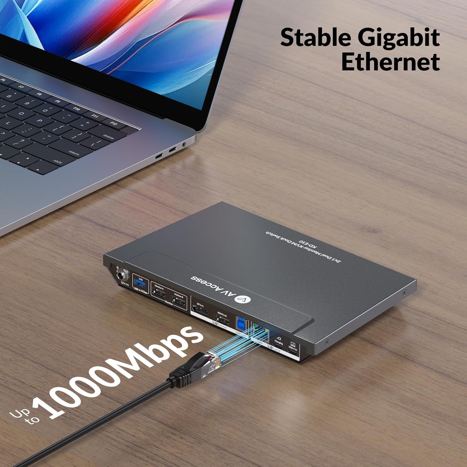 Thumbnail 6 de AV Access Dockingstation mit KVM-Switch für Laptop & Desktop – Dual Monitor, 100 W USB-C Ladefunktion, 4K@60Hz