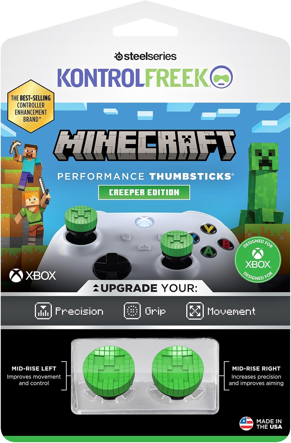 Thumbnail 5 de KontrolFreek Minecraft Creeper Thumbsticks