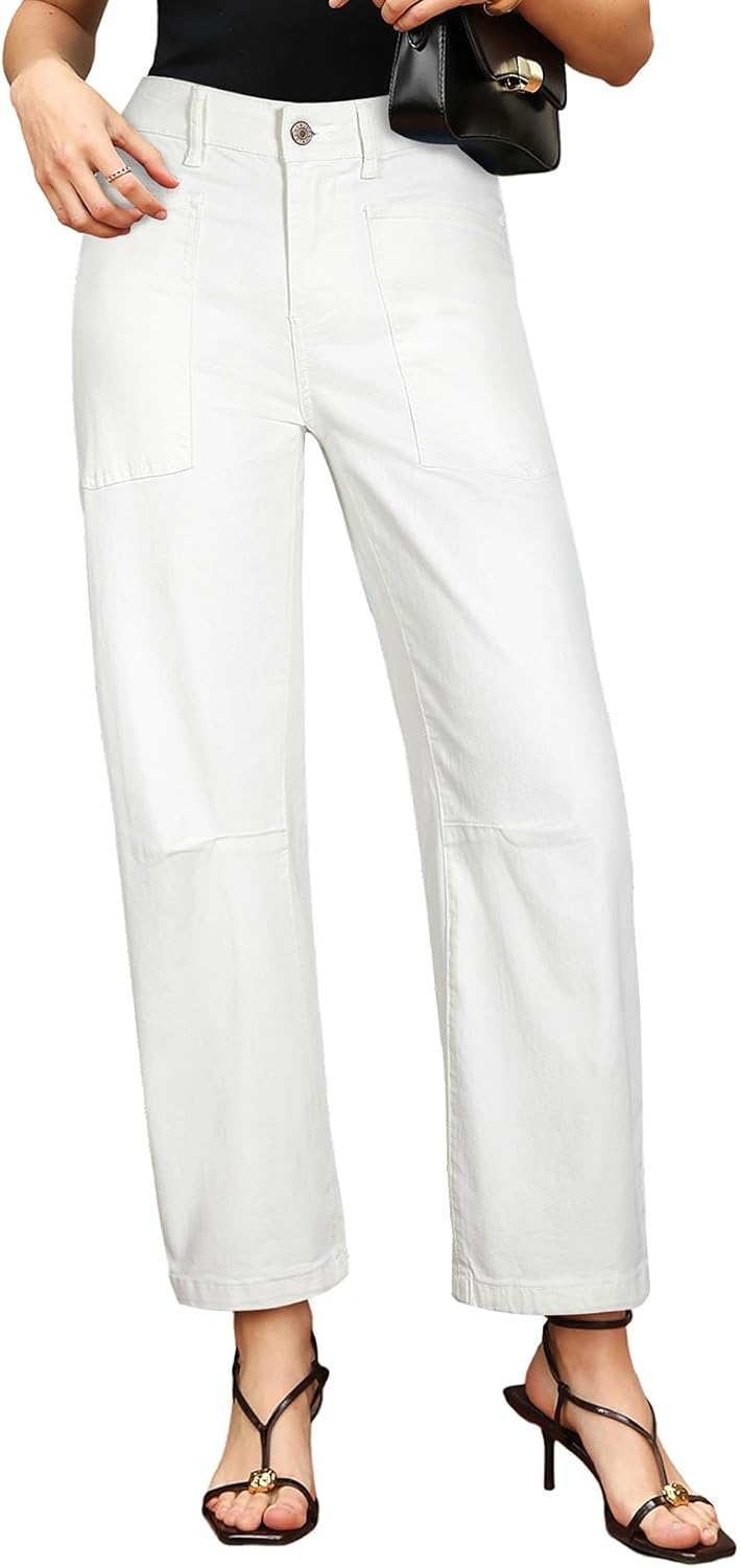 Thumbnail 4 de EVALESS Baggy Barrel Jeans High Waisted