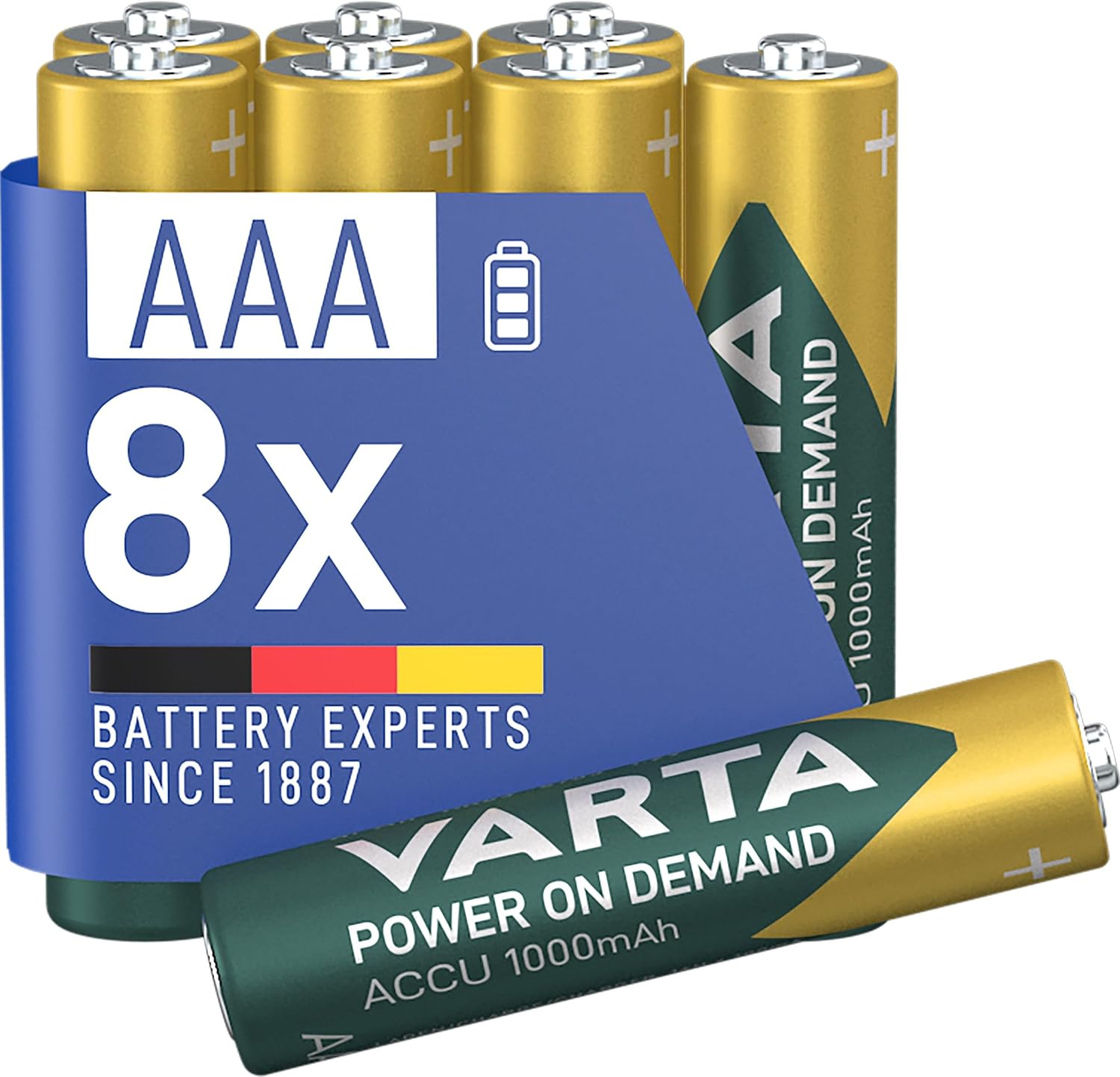 Detalle de VARTA Recharge Accu Power on Demand AAA 800 mAh – 4er-Pack