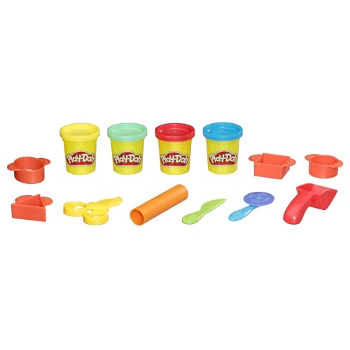 Detalle 2 de Play-Doh Starter Set 9-Piece Kit with Storage Tote & 4 Modeling Compound Cans (Ages 3+)