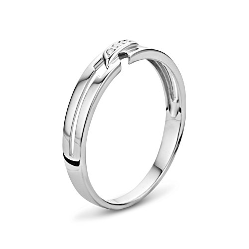 Thumbnail 1 de Miore MY004R2: Anillo de oro blanco 9K con diamante 0.02 ct, talla 12 (16,56 mm)