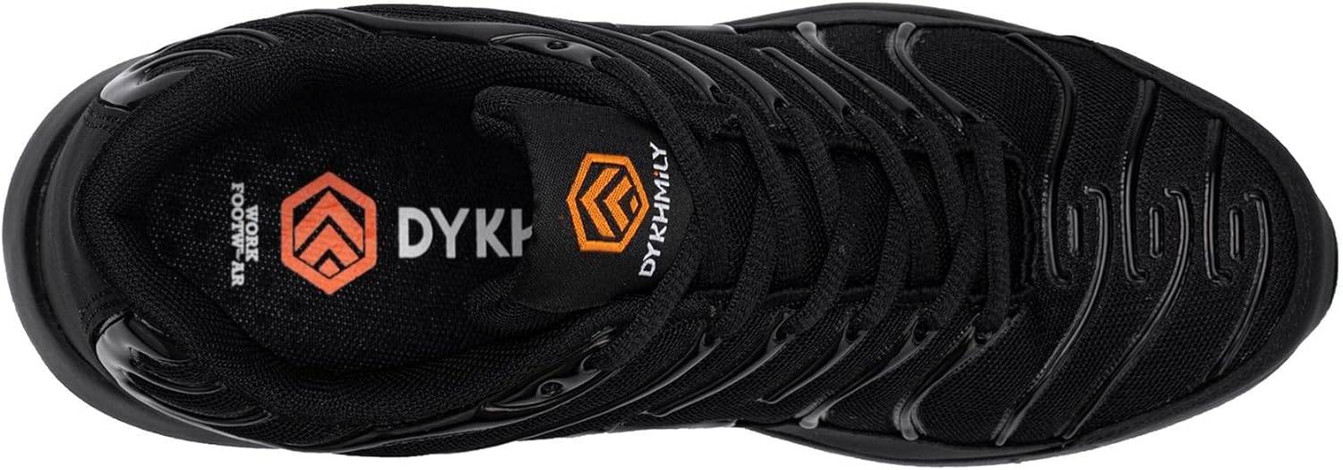 Detalle 2 de DYKHMILY Steel Toe Cap Trainers for Men: Durable, Lightweight Safety Shoes