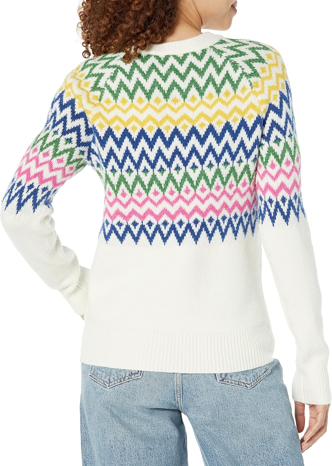 Thumbnail 1 de Amazon Essentials Women's Fair Isle Christmas Crewneck Jumper