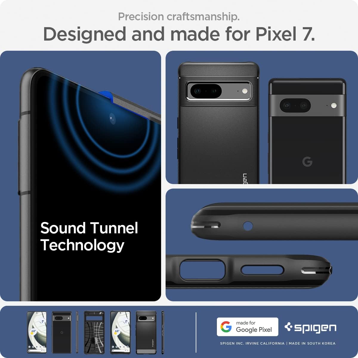 Thumbnail 6 de Spigen Rugged Armor pour Pixel 7 — coque noire mate