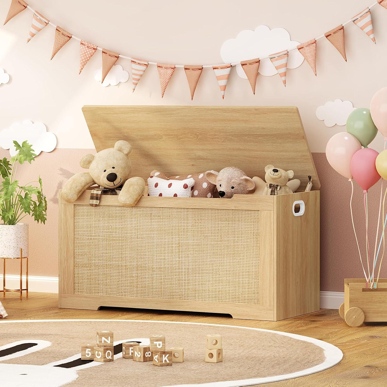 Detalle de Usikey 39.4-Inch Storage Bench
