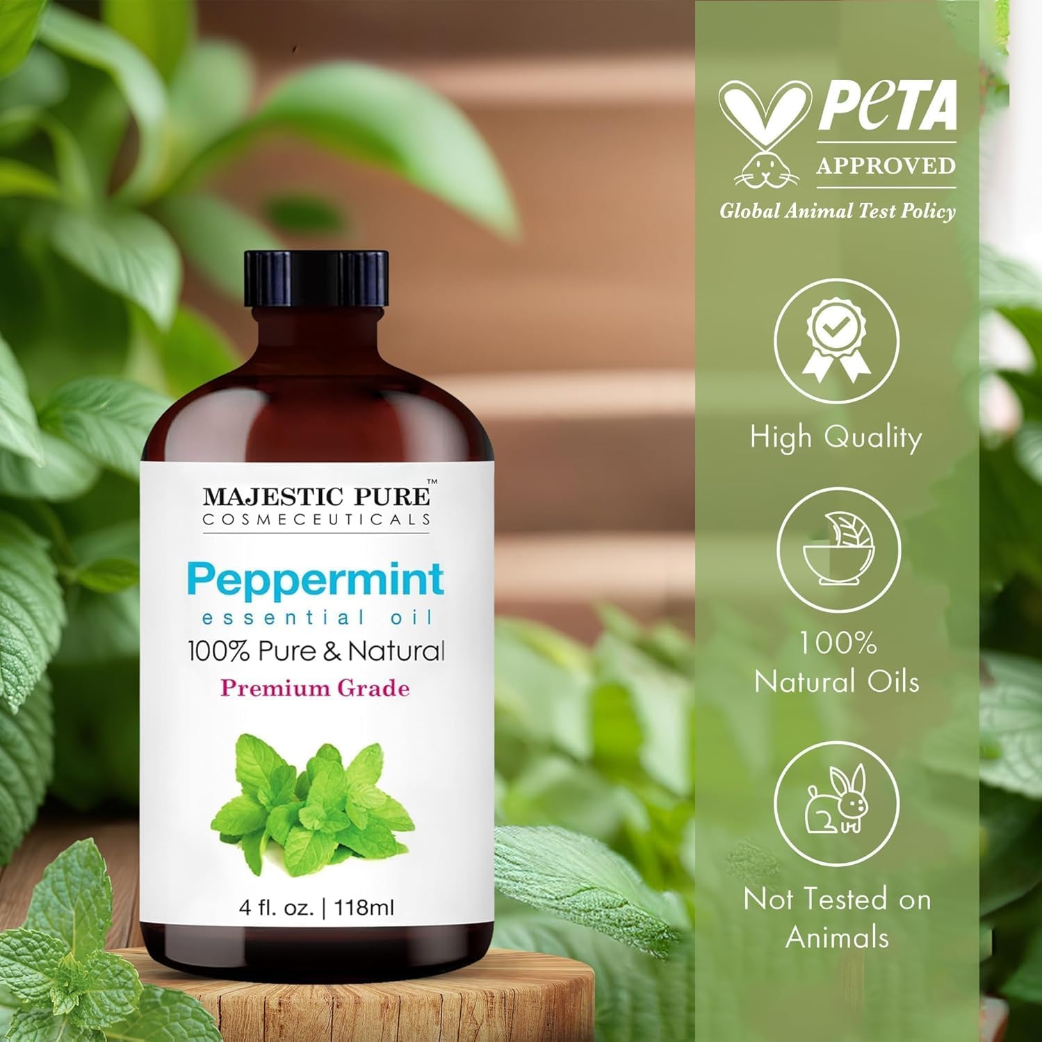 Thumbnail 4 de Majestic Pure Peppermint Oil 4 oz