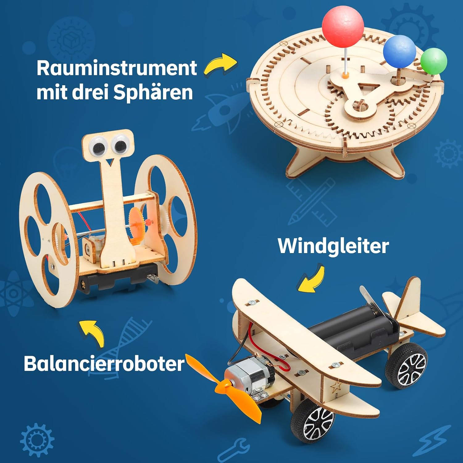 Detalle 2 de 6-in-1 Experimentierkasten für Kinder 8–14