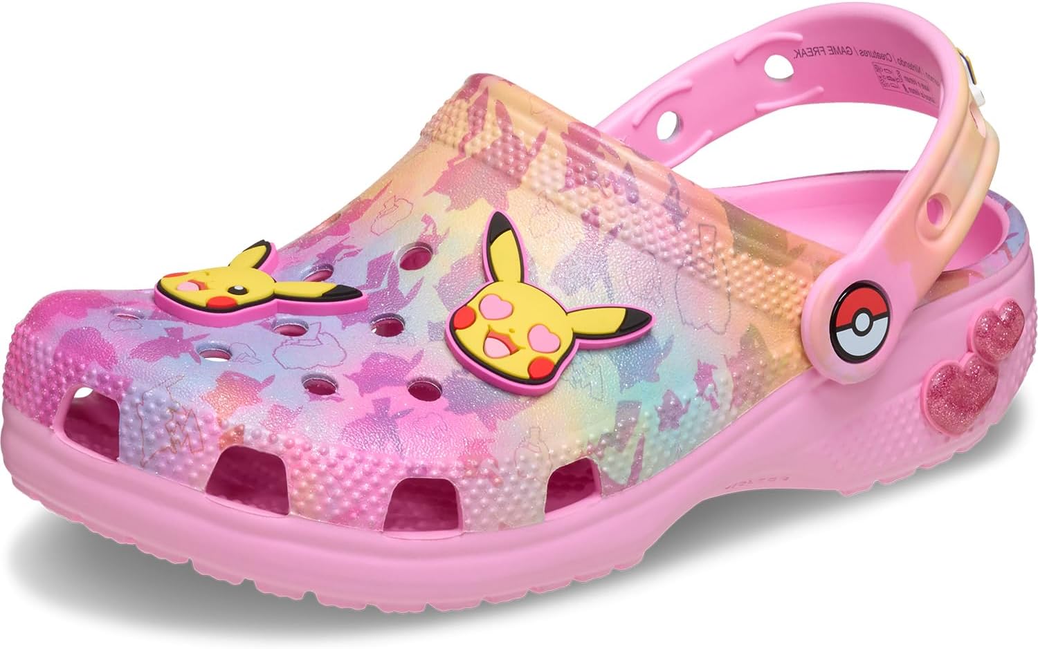 Detalle de Crocs Pikachu Pink Sabot đ¶ââ