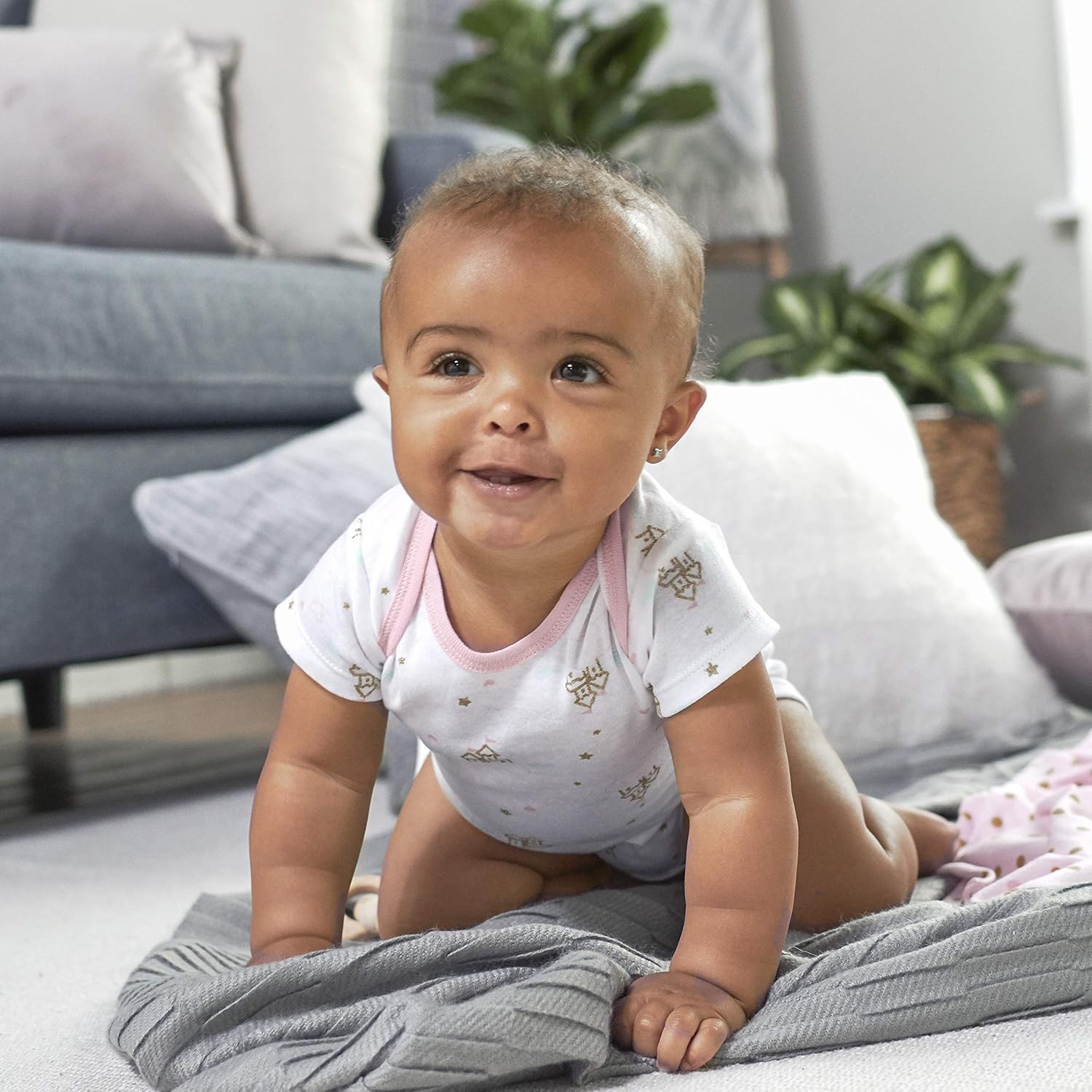Detalle 2 de Gerber Baby-Girls 5-Pack Variety Onesies Bodysuits