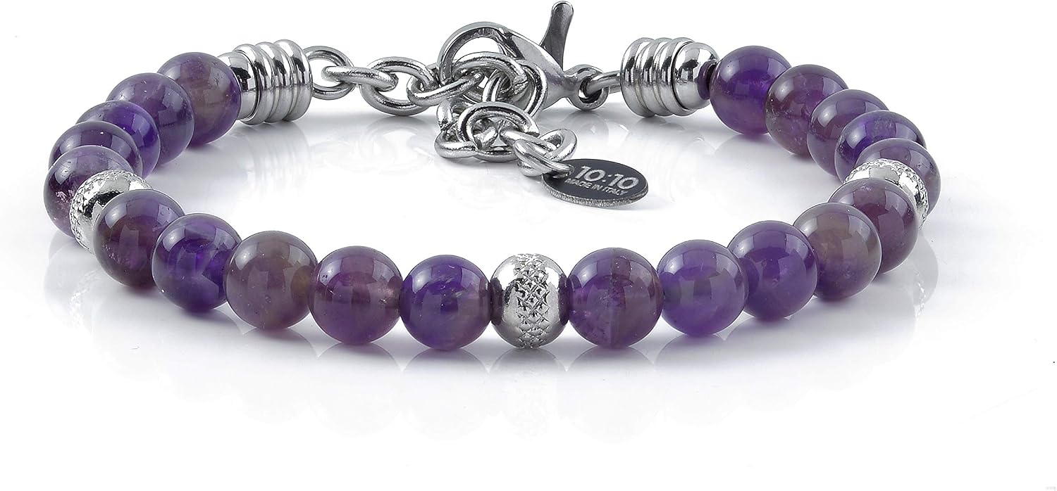 Thumbnail 1 de 10:10 Bracelet améthyste 6 mm