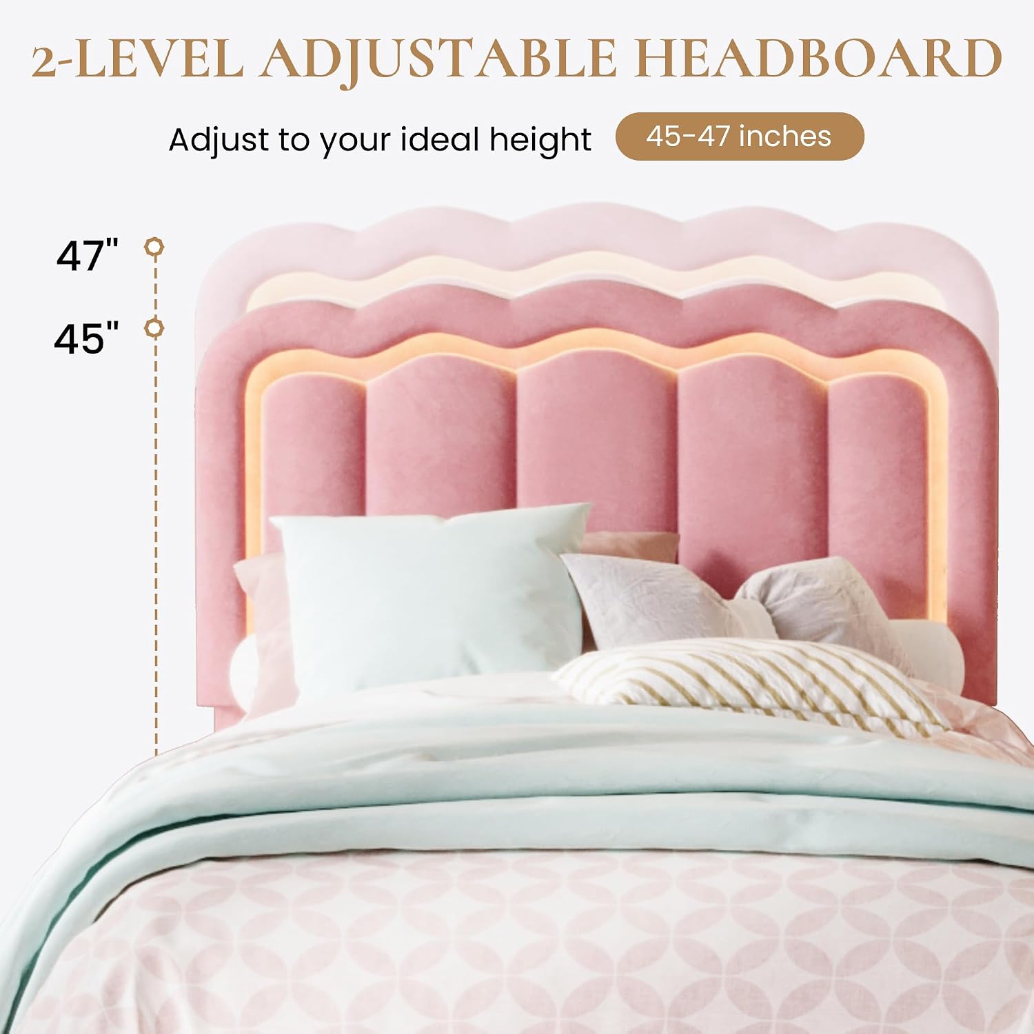 Detalle 1 de SHA CERLIN Twin Bed Frame