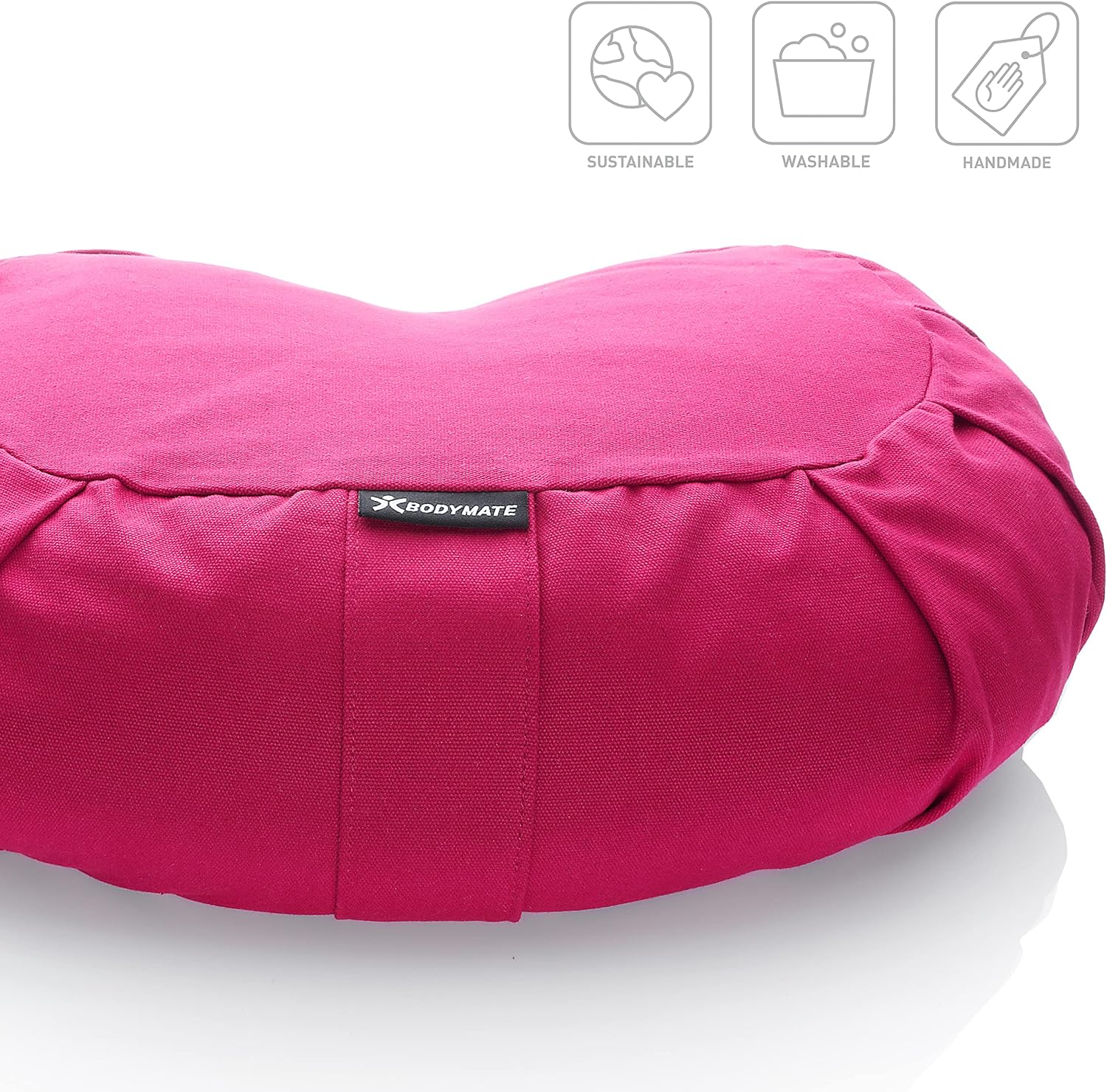 Detalle 2 de Coussin de yoga demi-lune 42 cm BODYMATE