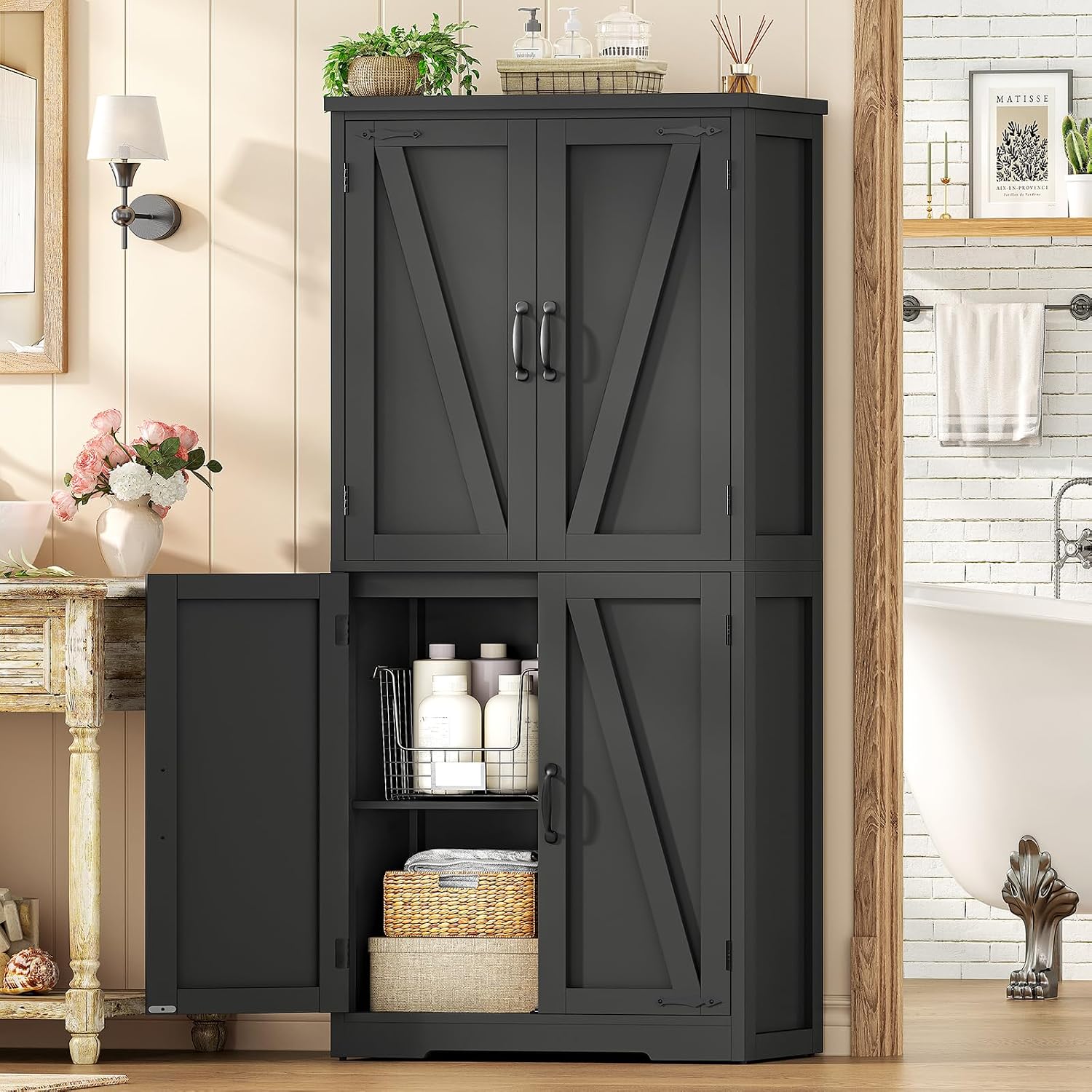 Detalle 2 de TEENFON Storage Cabinet, 58.5-Inch