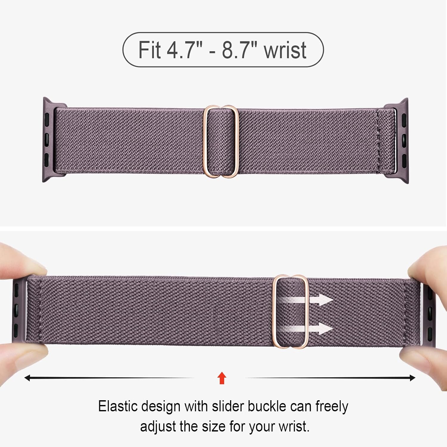 Thumbnail 2 de CCnutri 4 Pack Stretchy Nylon Sport Strap for Apple Watch (38mm–42mm, plus Ultra/SE/Series 1–11 compatibility)