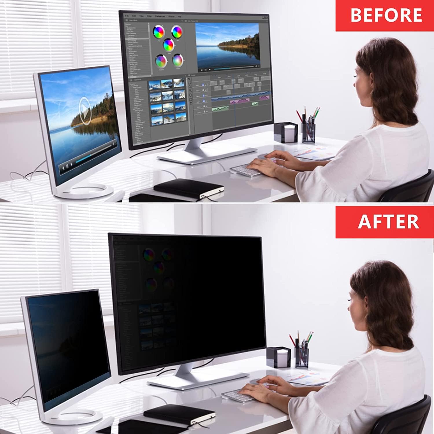 Detalle de PYS Removable Privacy Screen Filter 24"