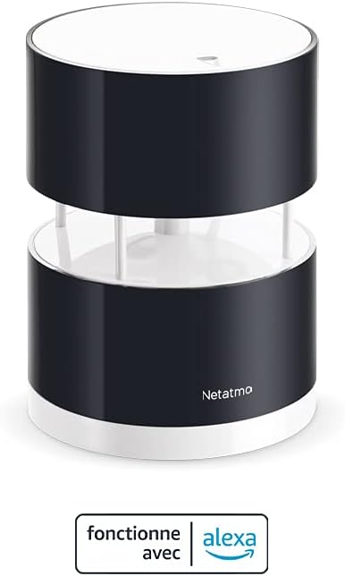 Thumbnail 1 de Netatmo Windmesser für Netatmo-Wetterstation, schwarz (NWA01-WW) – 16 cm