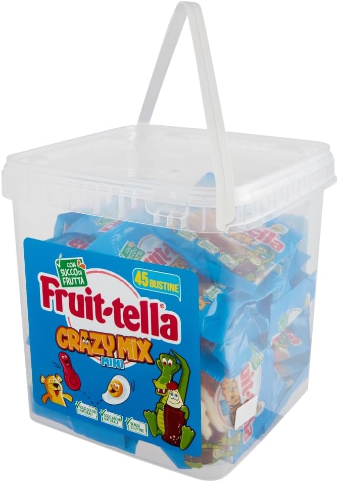 Thumbnail 1 de Fruittella Crazy Mix Jar Caramelle Gommose: Gusti assortiti in secchiello da 45 mini bustine da 25 g