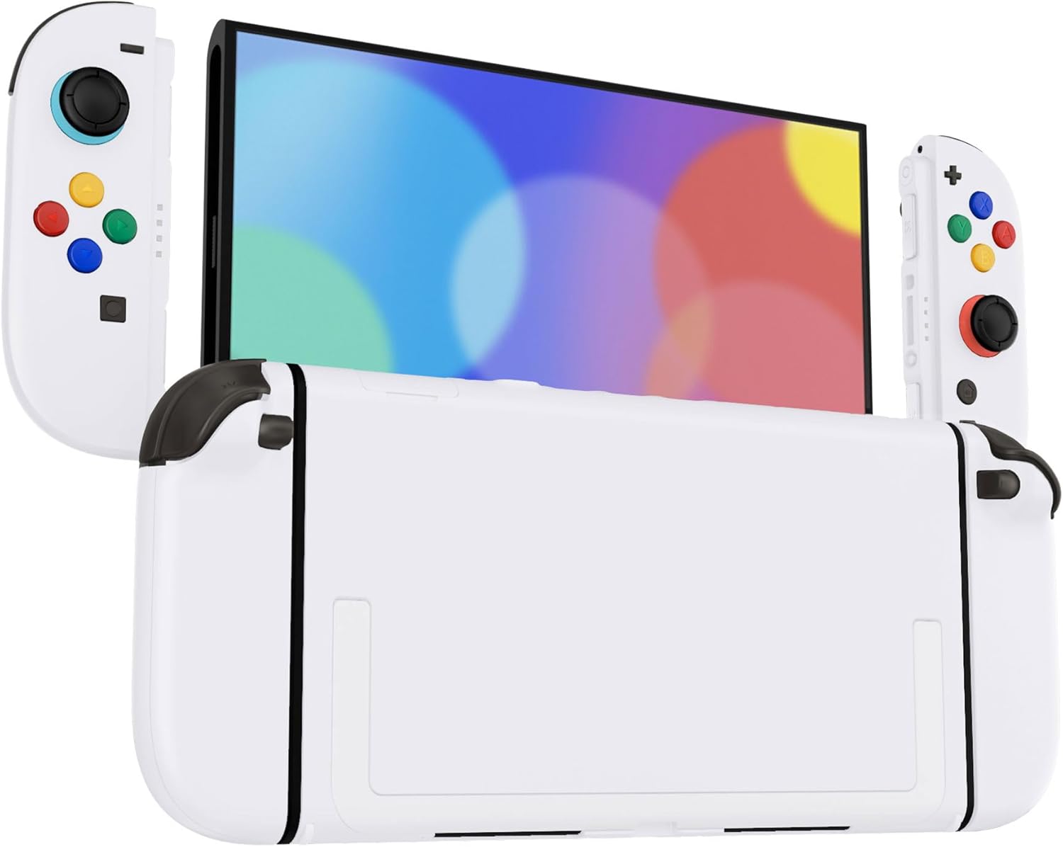 Detalle de eXtremeRate DIY-Full Gehäuse-Set für Nintendo Switch 2 – Deluxe Schneeweiß