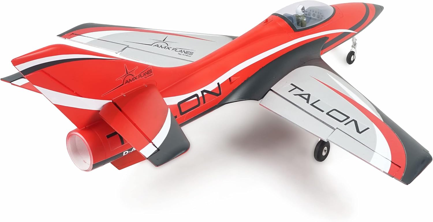 Detalle 2 de Amewi 24118 AMXPlanes Talon EDF – czerwony odrzutowiec RC EPO PNP 1100 mm