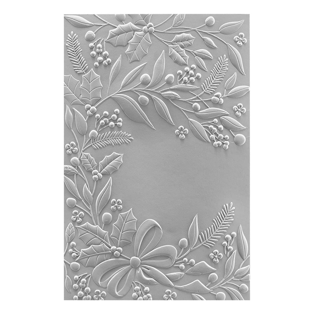 Detalle de Spellbinders E3D041 3Dエンボスフォルダー ホリデーフローラルスワッグ 5.5 x 8.5インチ