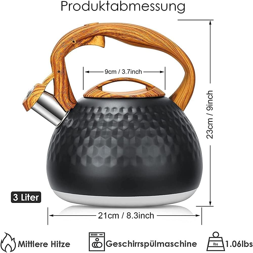 Thumbnail 3 de Wasserkessel Induktion 3L Edelstahl