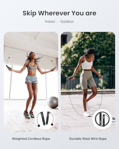 Thumbnail 2 de RENPHO Smart Cuerda para Saltar con Contador: versión inalámbrica y ajustable para entrenamiento en casa y en movilidad