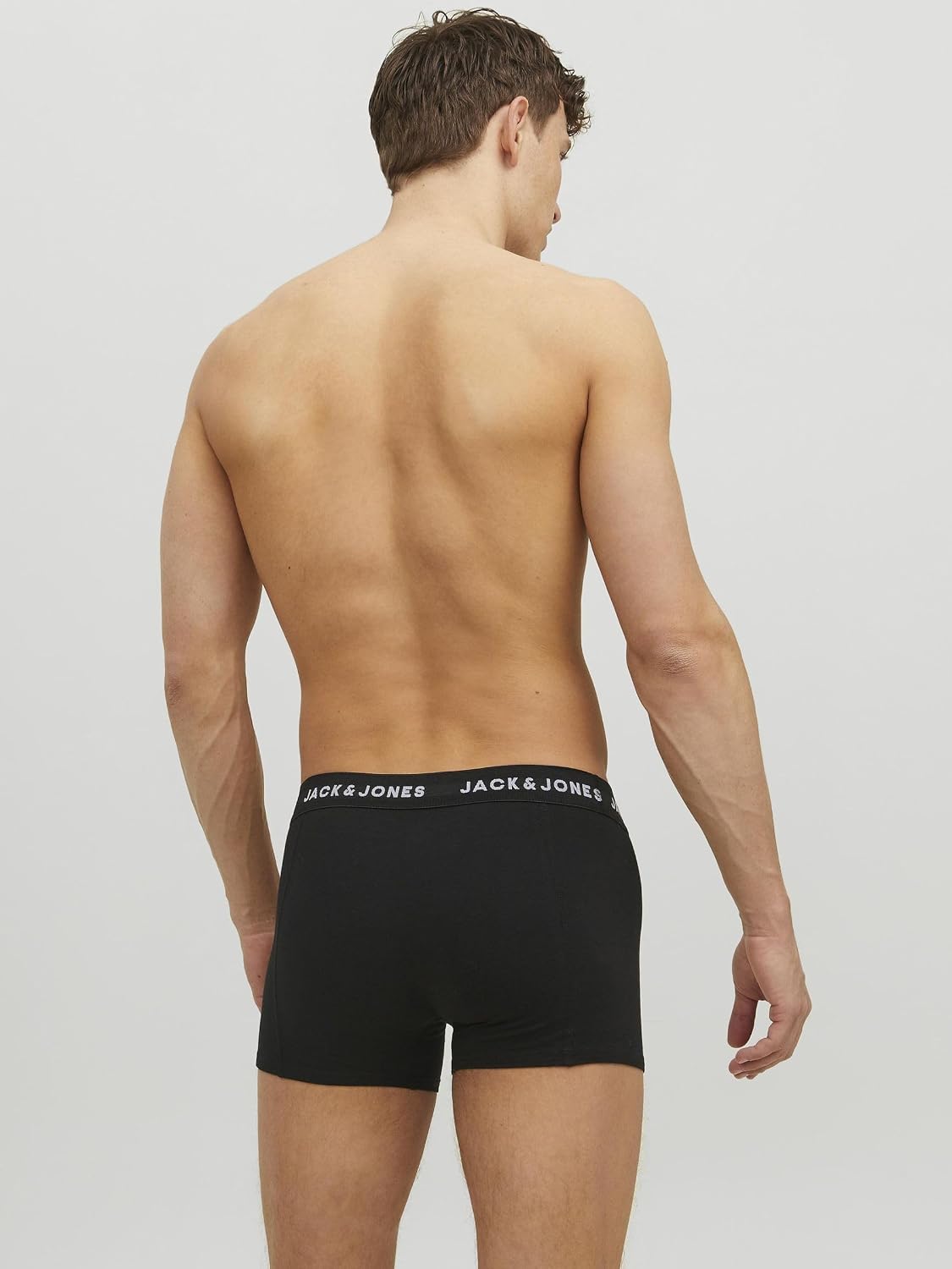 Detalle 2 de JACK & JONES Jachuey Trunks 5 Pack NOOS calzoncillos boxer para hombre (negro, L)