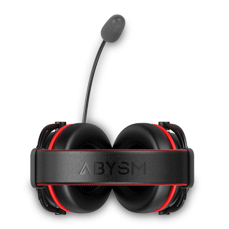 Detalle 2 de Abysm Gaming AG700 Pro 7.1 Auriculares Gaming Negro/Rojo