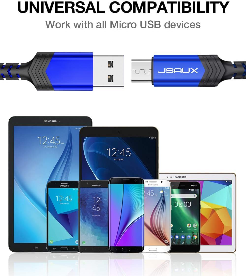 Thumbnail 6 de JSAUX Micro USB Cable 6.6FT 2-Pack