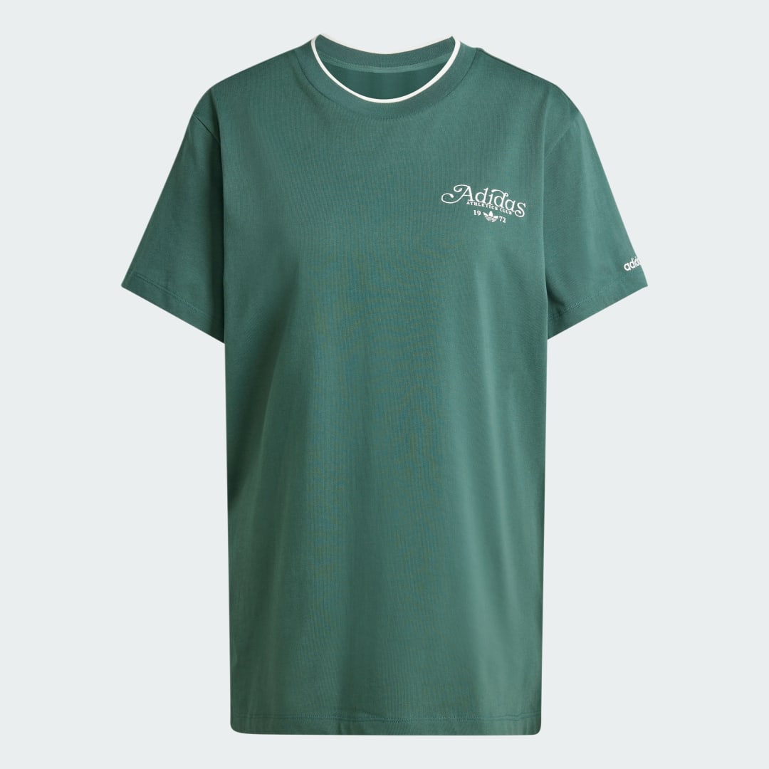 Detalle de Camiseta Graphic Loose de Adidas – Verde