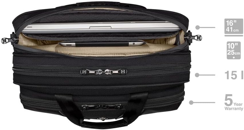 Thumbnail 3 de WENGER Legacy Laptop-Tasche für Notebook & Tablet – Organizer, rPET Polyester, schwarz/grau